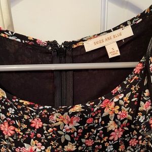 Floral long sleeve dress - perfect for fall!